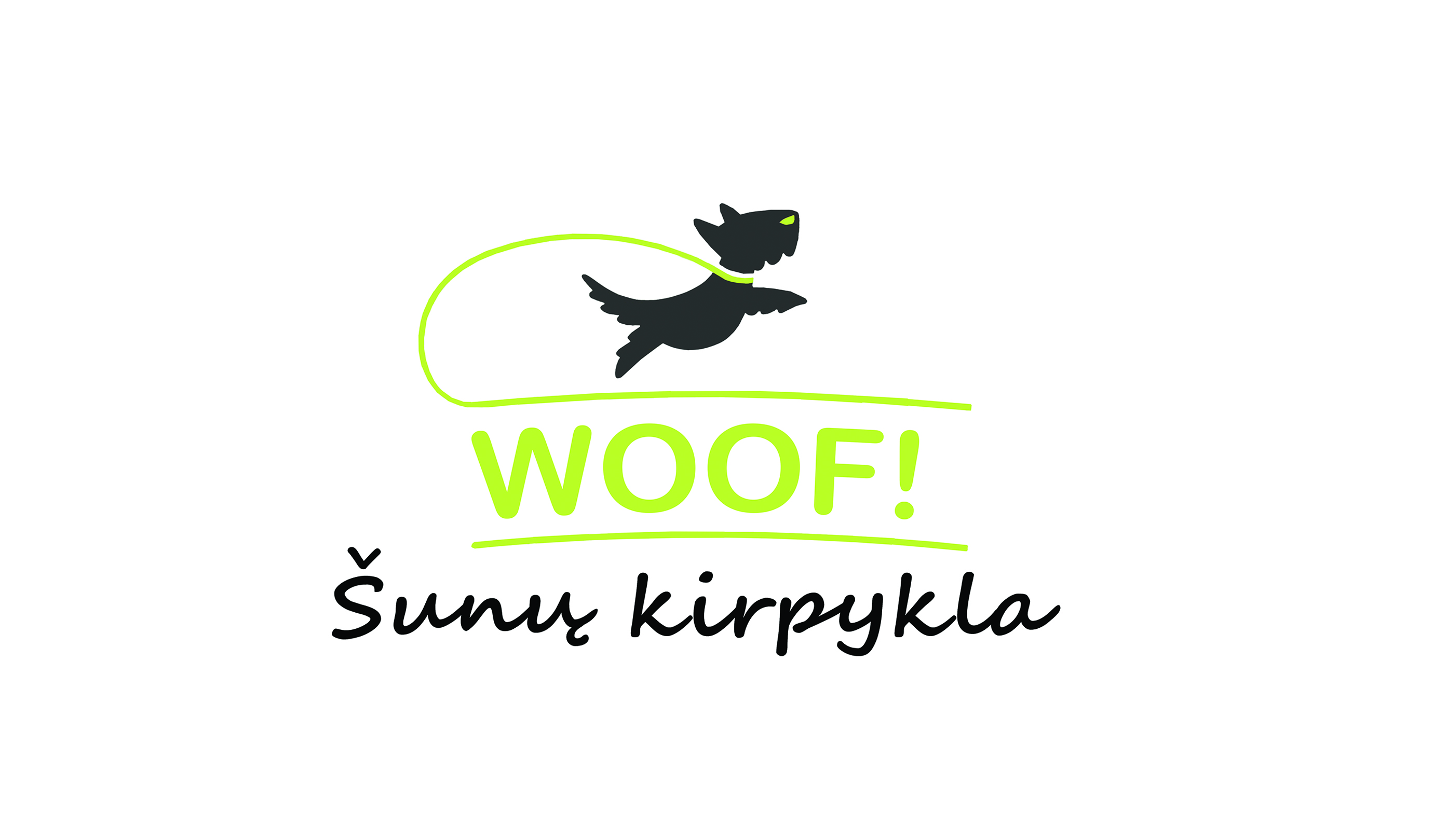 WOOF šunų kirpykla logo